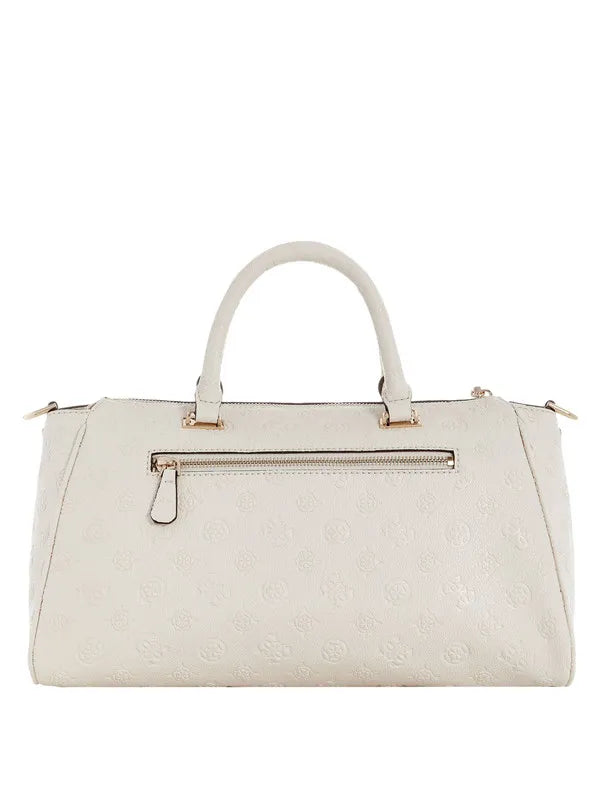 GUESS  Satchel  Anise Off White