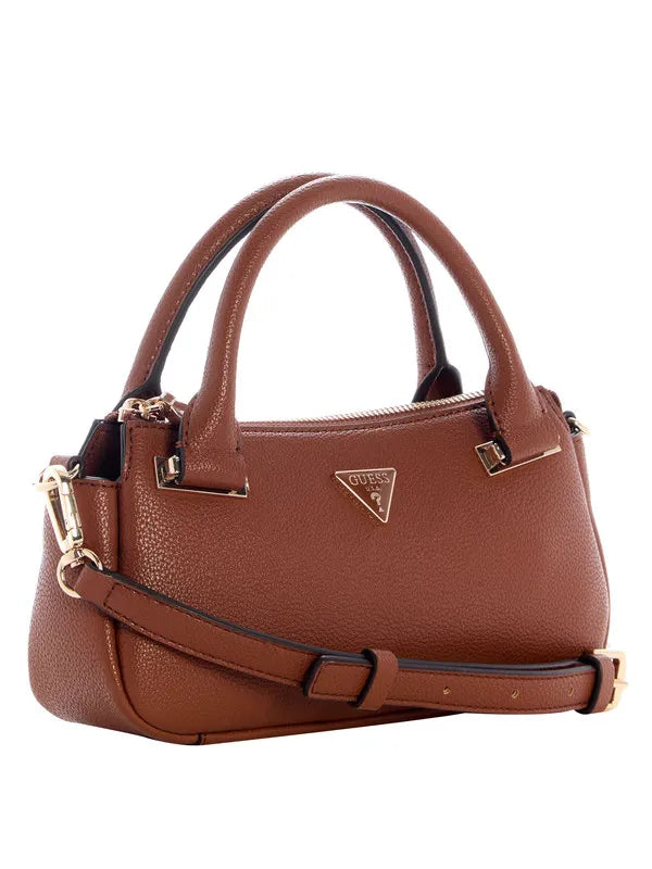 GUESS  Mini Satchel  Evie Cognac