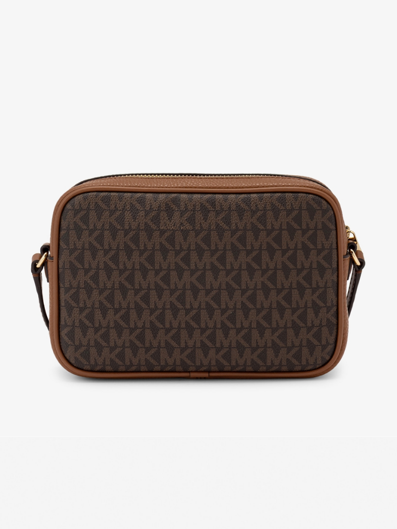 JET SET TRAVEL Camera Crossbody Small Marrom- Michael Kors