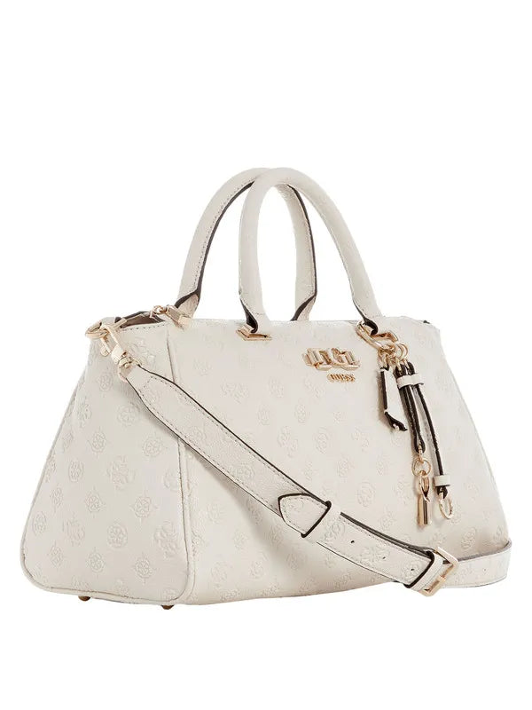 GUESS  Satchel  Anise Off White