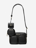 JET SET ITEM Bolsa Crossbody Média em Couro com Bolso e Acessório- Michael Kors