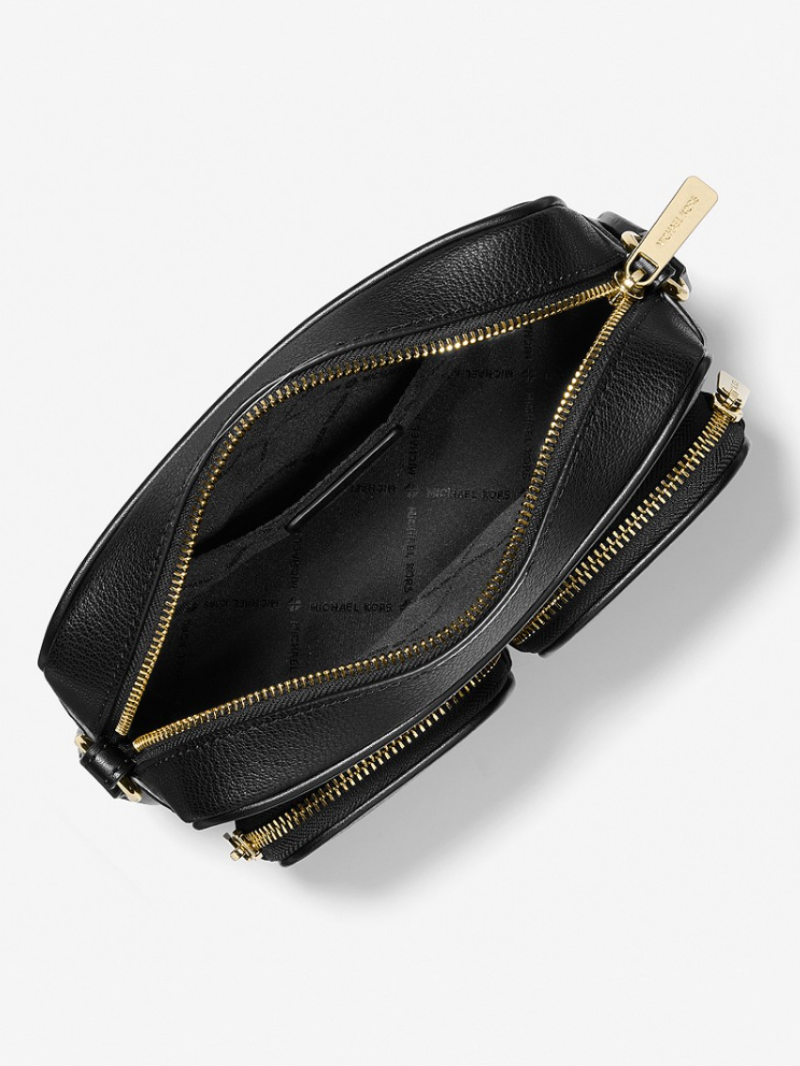 JET SET ITEM Bolsa Crossbody Média em Couro com Bolso e Acessório- Michael Kors