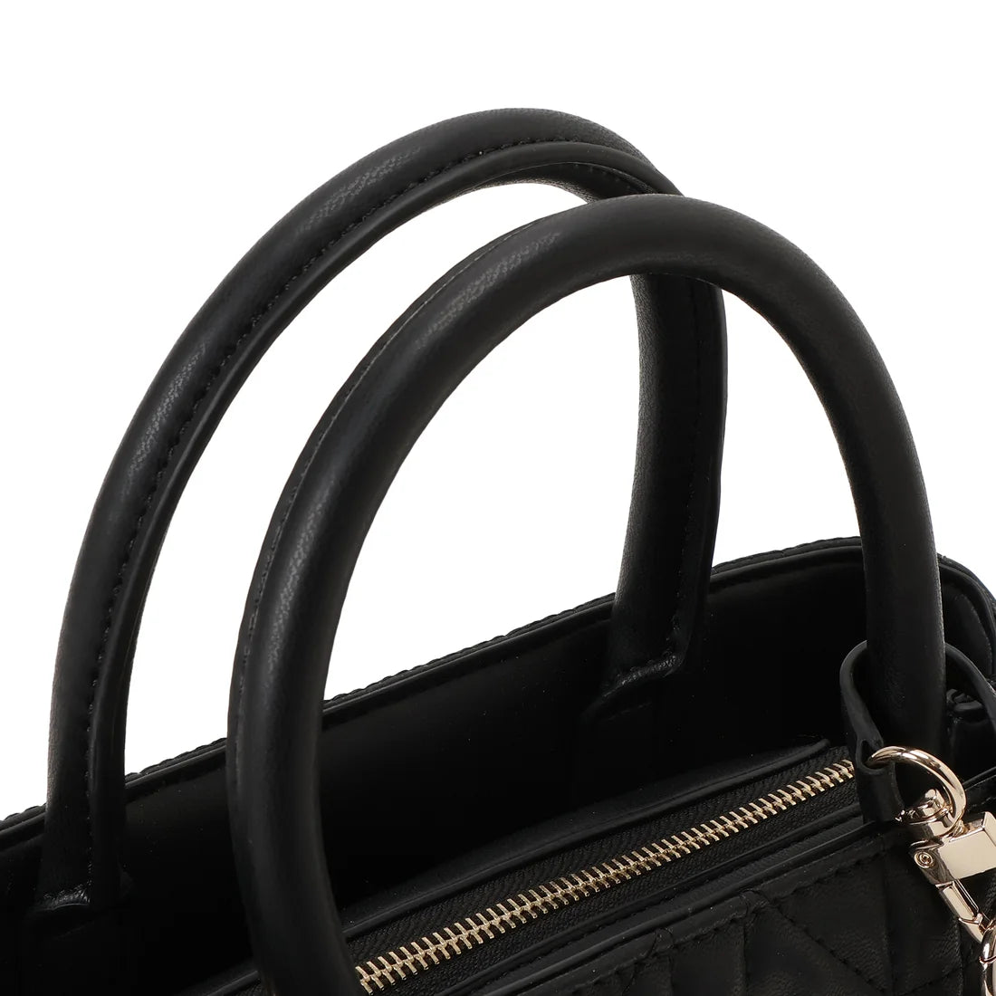 GUESS Edita Elite Satchel Off White