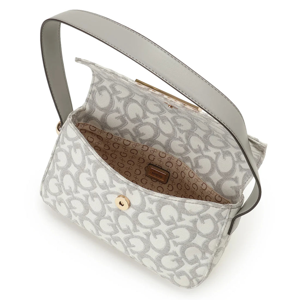 GUESS Tracie Shoulder Bag Light Grey