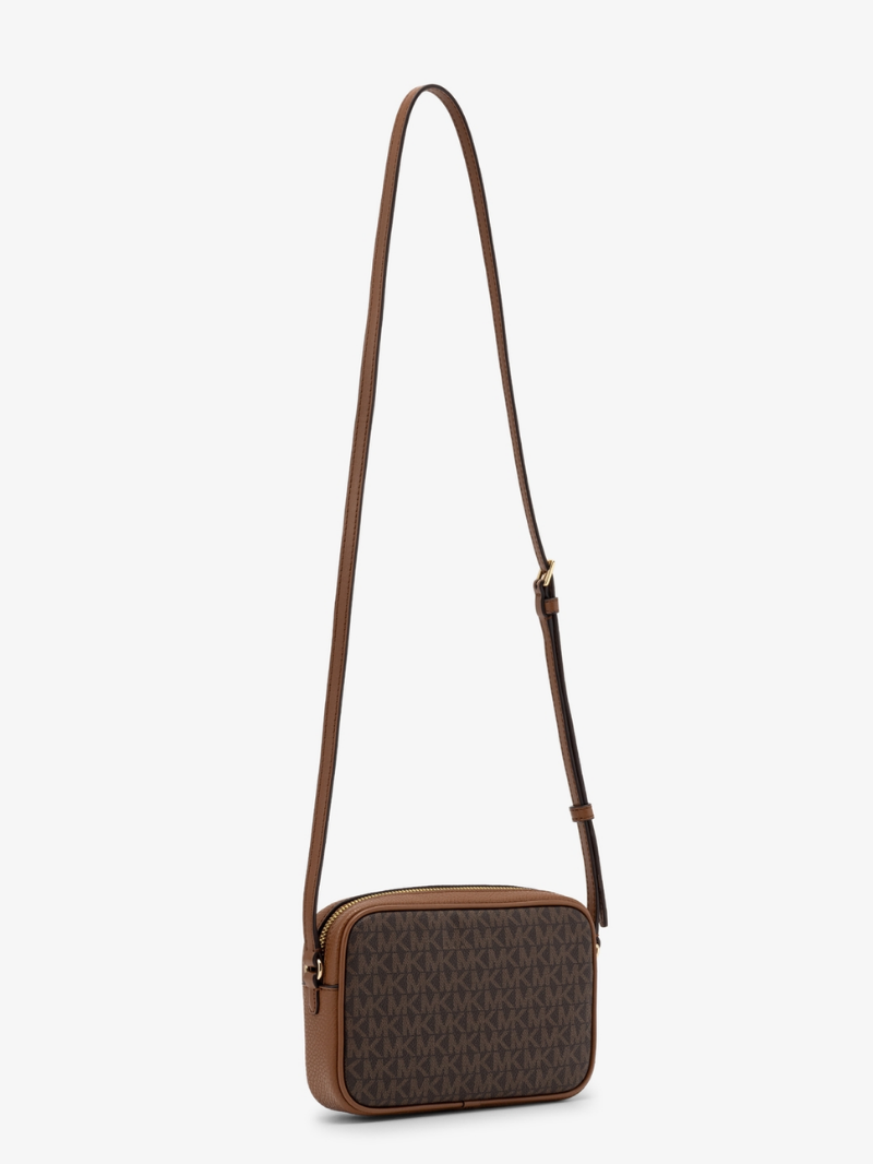 JET SET TRAVEL Camera Crossbody Small Marrom- Michael Kors
