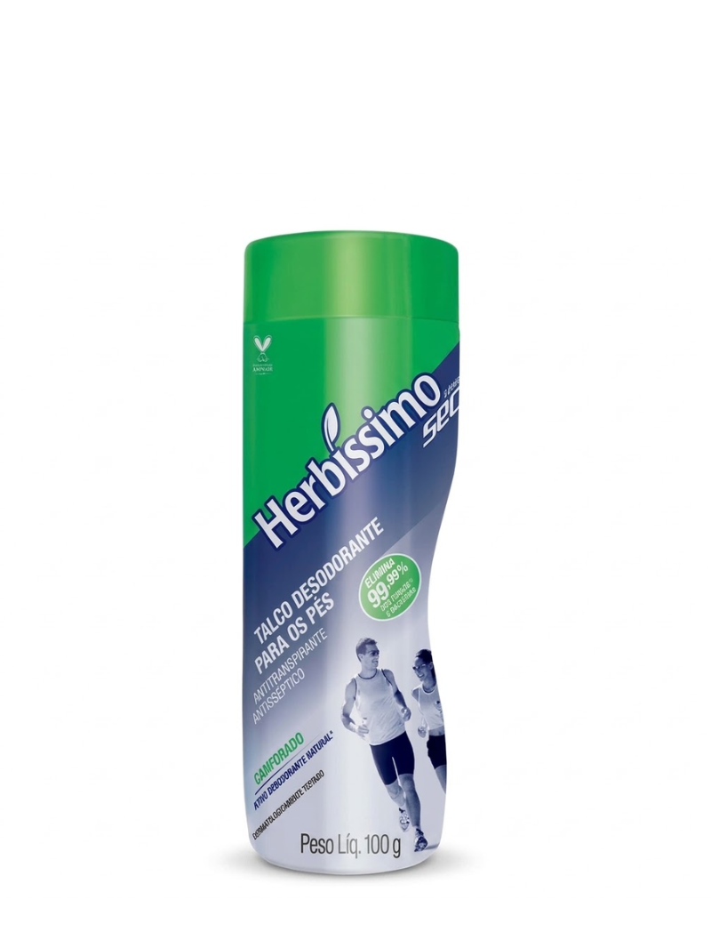 Tênis Sec Talco para Pés Canforado 100g