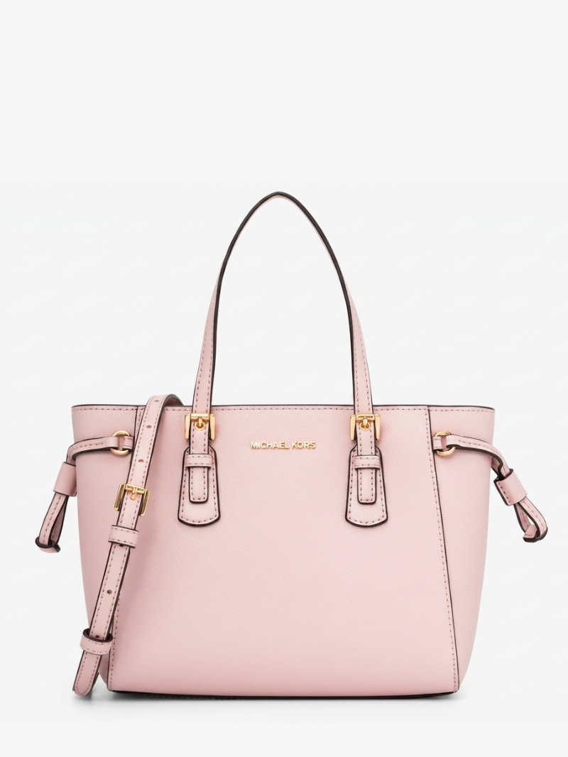 VOYAGER Tote Extra Pequeno com Zíper Superior Conversível Rosa- Michael Kors