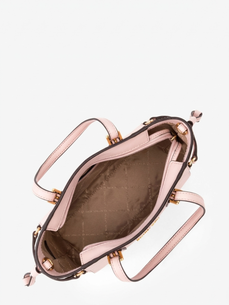 VOYAGER Tote Extra Pequeno com Zíper Superior Conversível Rosa- Michael Kors