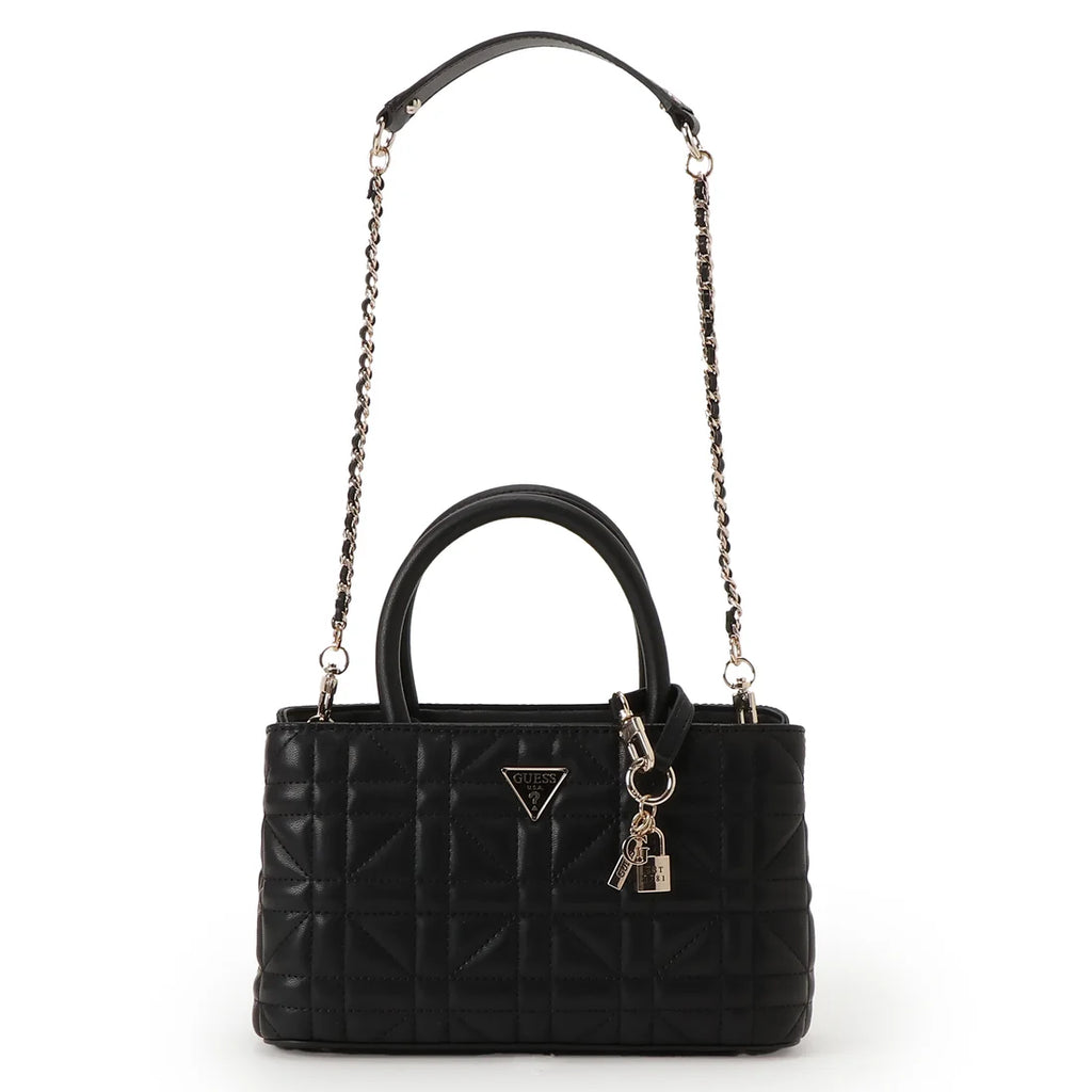 GUESS Edita Elite Satchel Off White