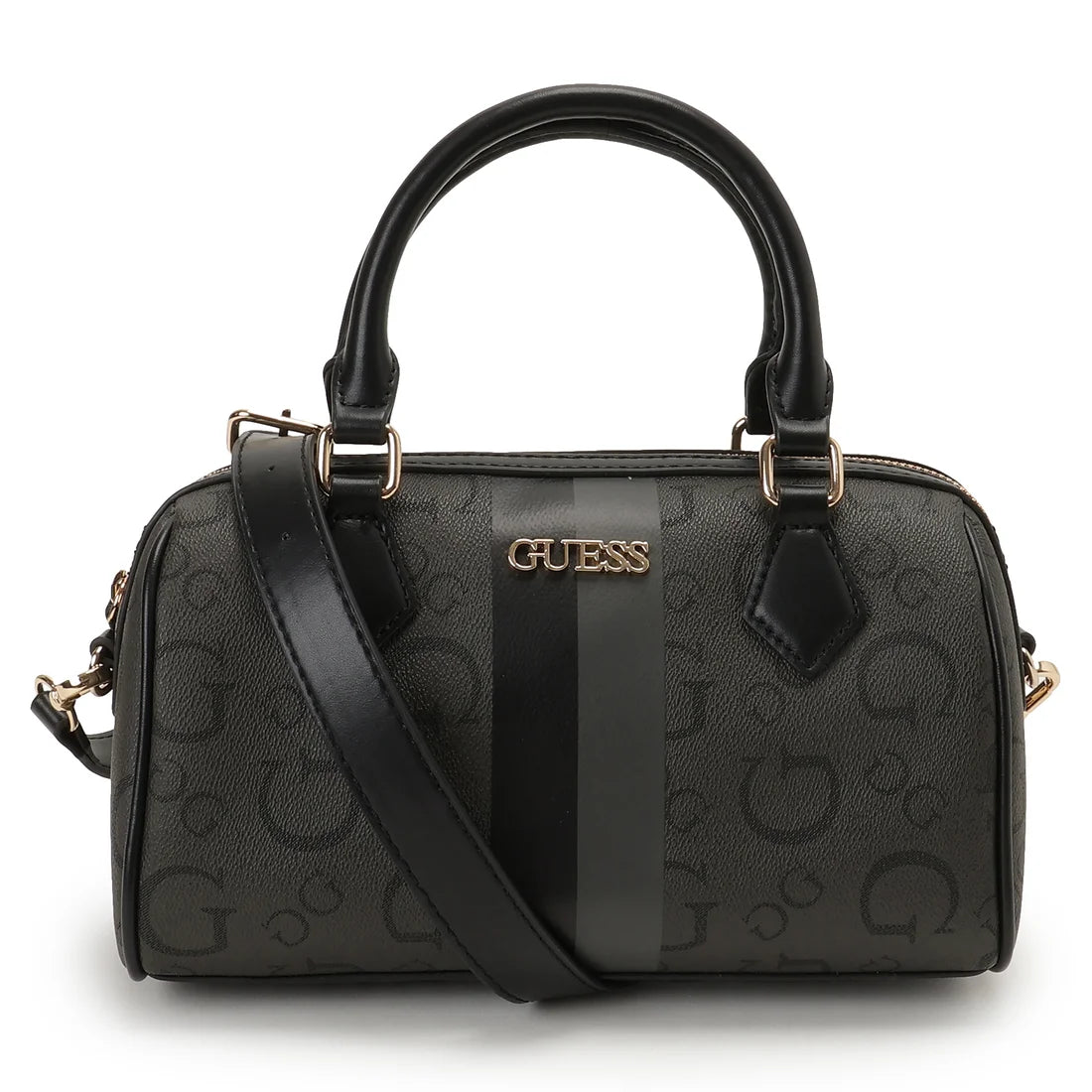 GUESS Wester Box Satchel Grey