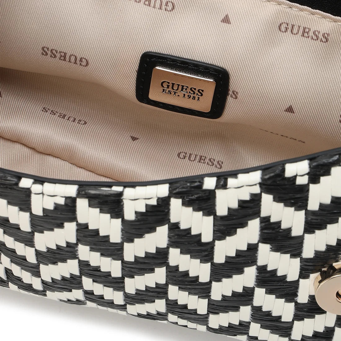 GUESS Tessi Flap Shoulder Bag Brown