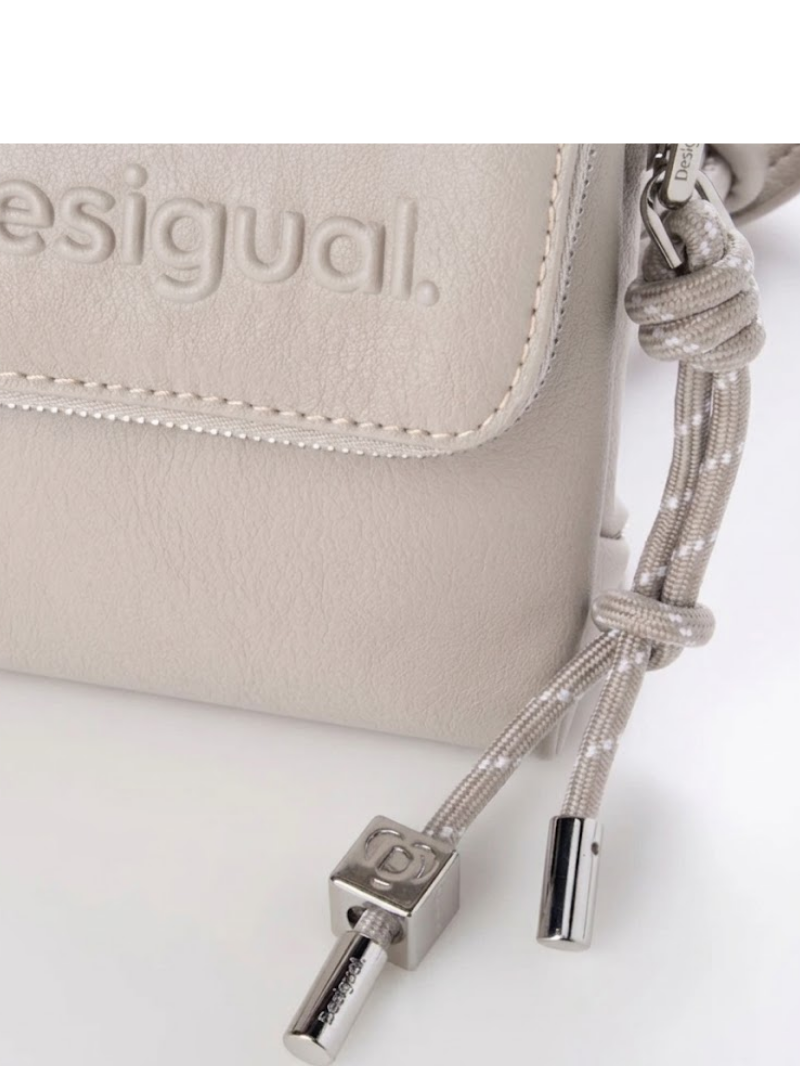 Mini Bolsa Porta-Celular Half Phone Ecru- Desigual