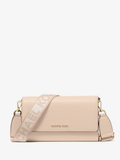 JET SET ITEM Carteira Zip Around Crossbody Grande- Michael Kors