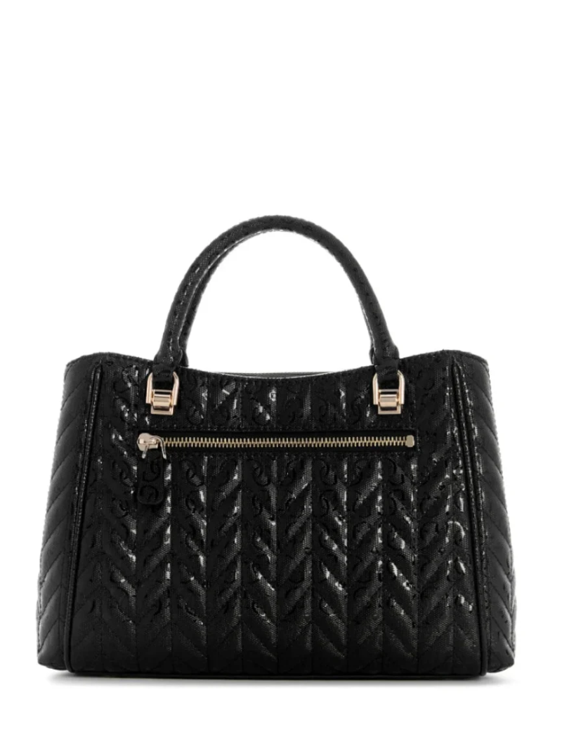 Bolsa de Mão Stacey Girlfriend Satchel Preta- Guess
