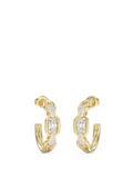 Brincos de Argola Guess Radiosa Dourados