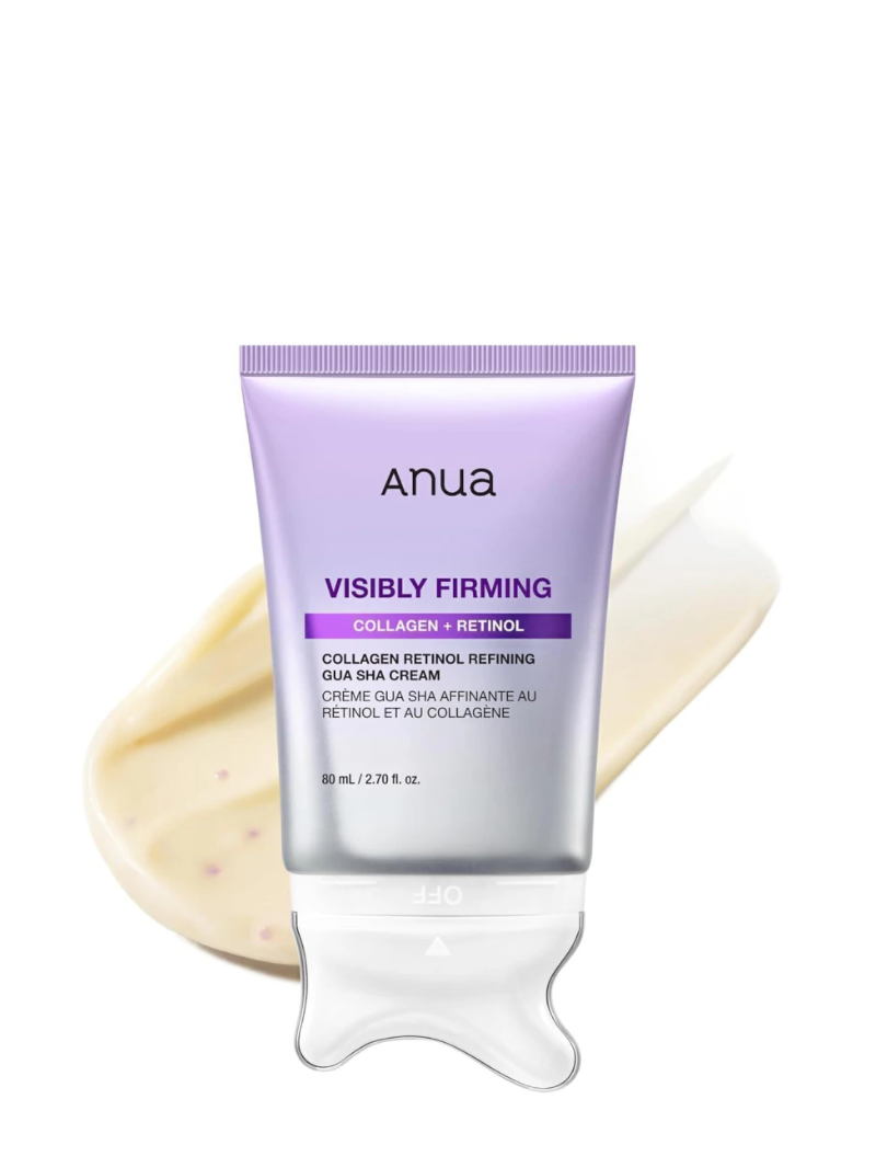 Creme Firmador com Retinol e Colágeno Gua Sha- Anua 80ml