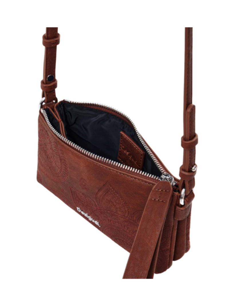Mini Bolsa Crossbody Caramelo- Desigual