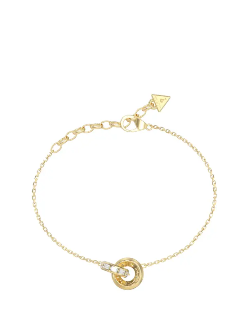 Pulseira Guess Baguette 2 - Tamanho L (Dourada)