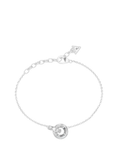 Pulseira Guess Baguette 2 - Tamanho L (Prateada)