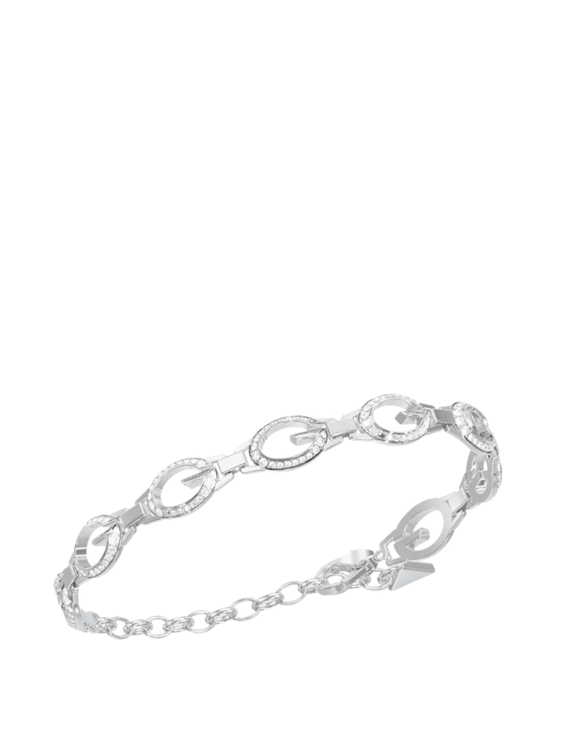 Pulseira Guess Camden Logo Prateada – Tamanho L