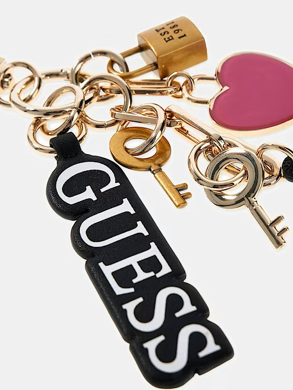 GUESS Multi Charm Keychain