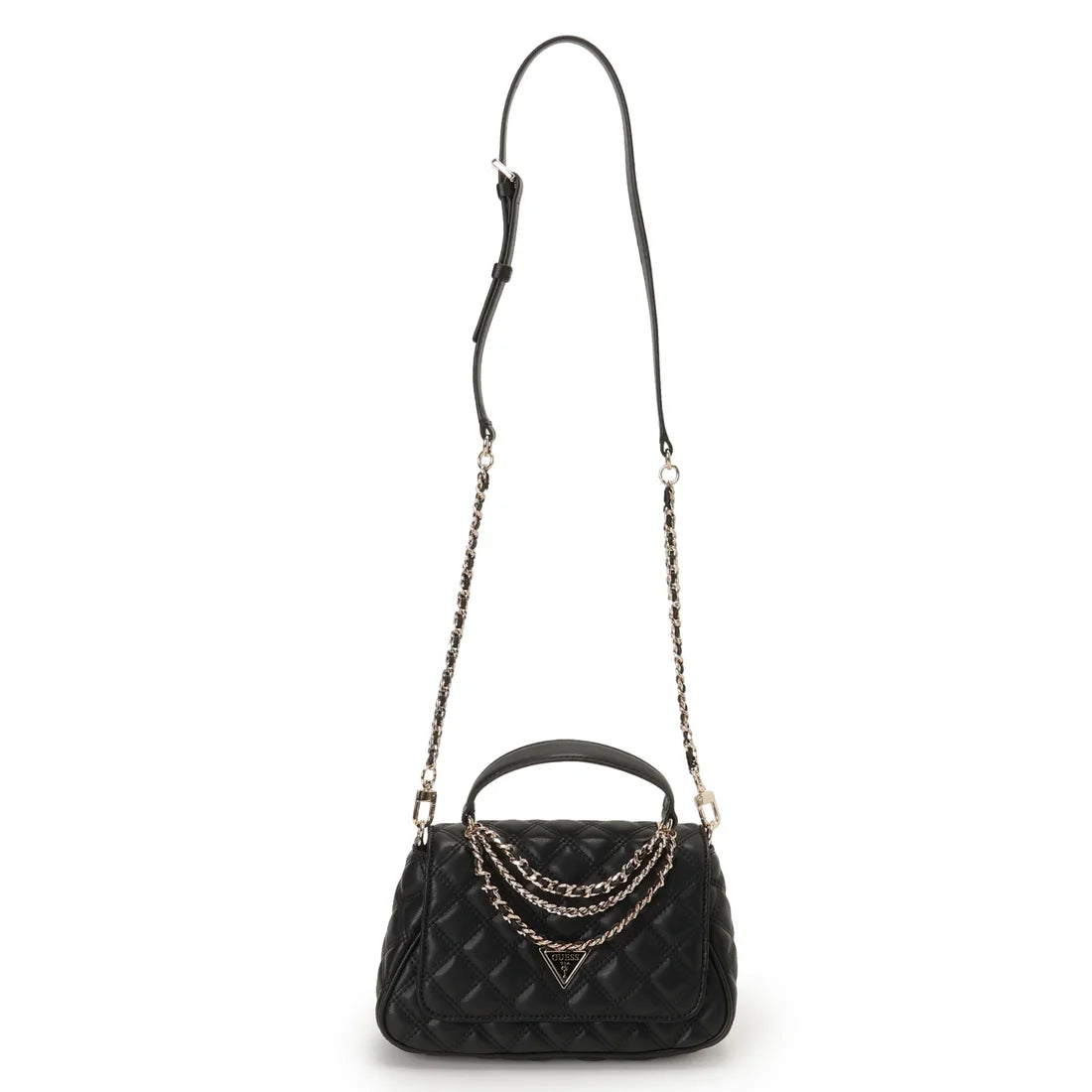 GUESS Giully Ii Top Handle Flap Black