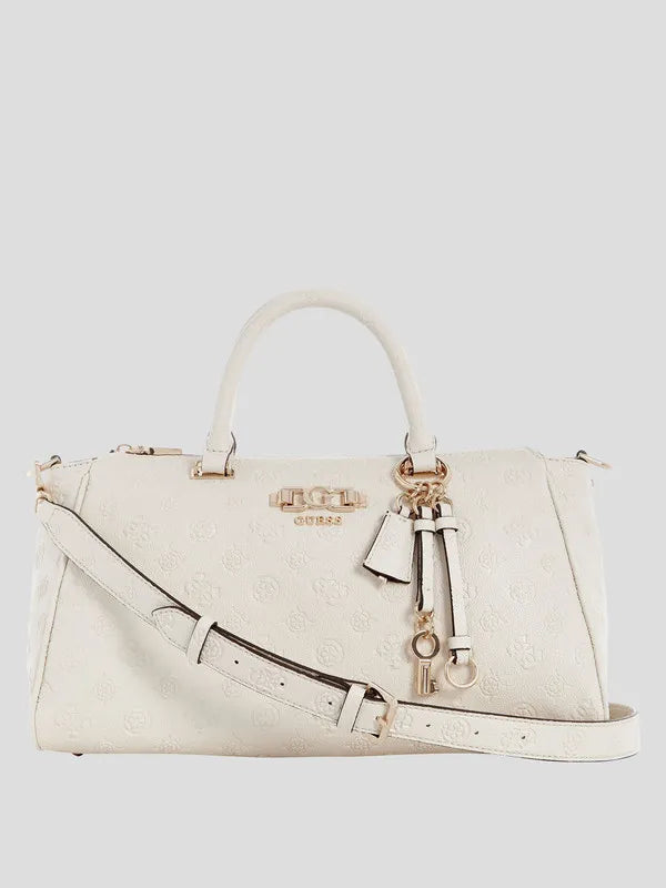 GUESS  Satchel  Anise Off White