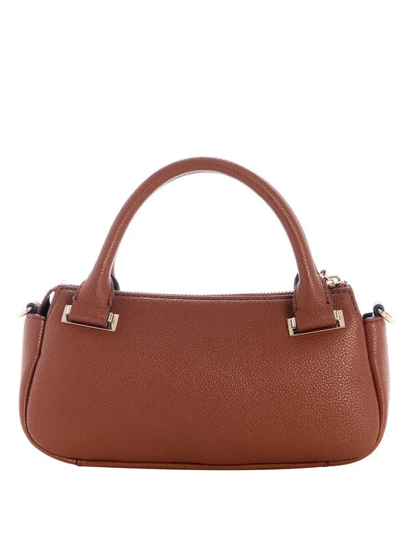GUESS  Mini Satchel  Evie Cognac