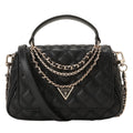 GUESS Giully Ii Top Handle Flap Black