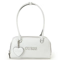 GUESS Carla Shoulder Satchel White