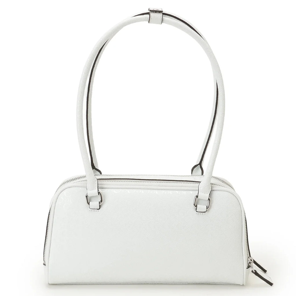 GUESS Carla Shoulder Satchel White