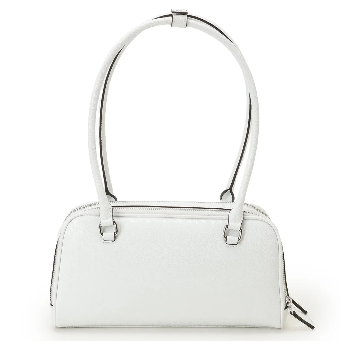 GUESS Carla Shoulder Satchel White