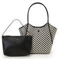 GUESS Tessi  2 In 1 Tote Black and White
