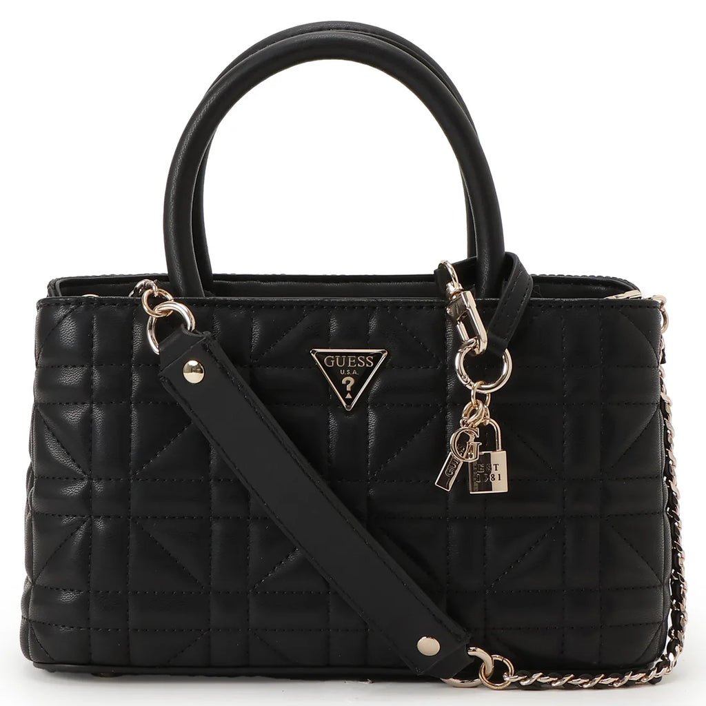GUESS Edita Elite Satchel Black