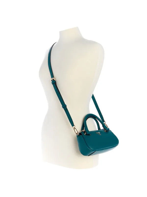GUESS  Mini Satchel  Evie Teal