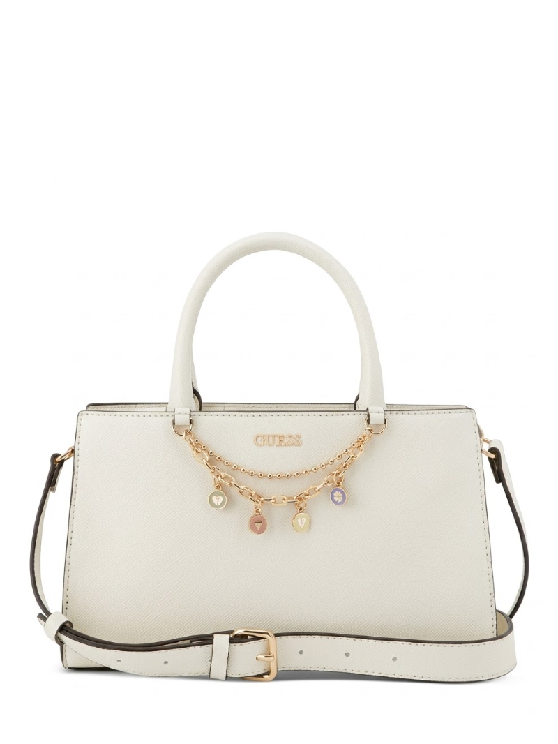 Bolsa Katy Satchel Creme- Guess