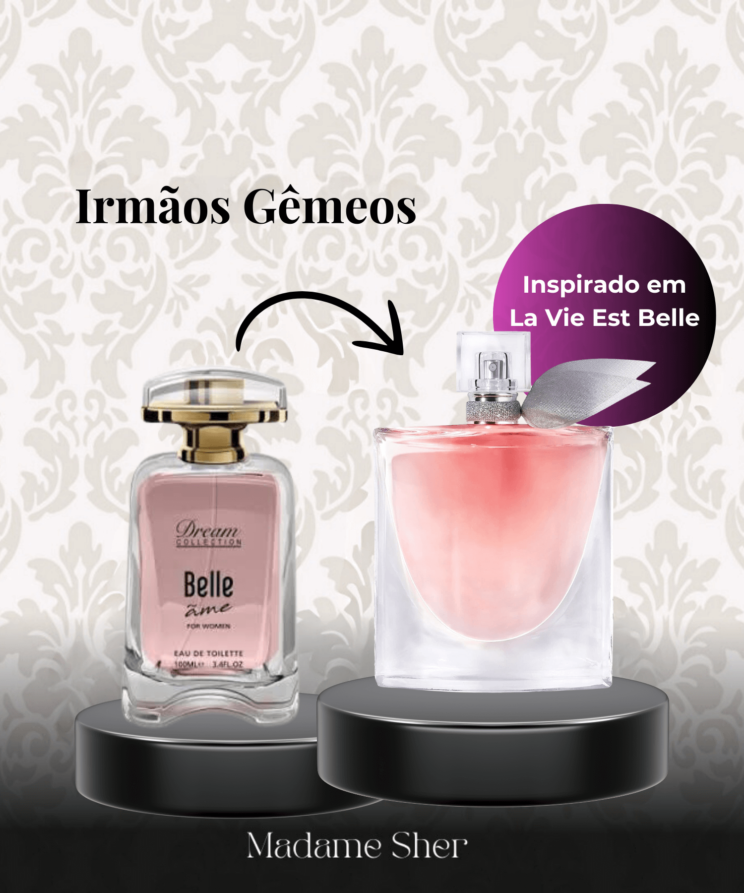 DREAM COLLECTION BELLE ÃME EDT 100ML - Madame Sher