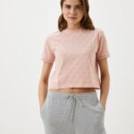 GUESS CROPPED  LOGOMANIA TEE