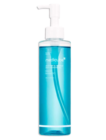 MEDICUBE ZERO CLEANSING OIL — ÓLEO DE LIMPEZA FACIAL 2 EM 1 PARA POROS, CRAVOS E MAQUIAGEM