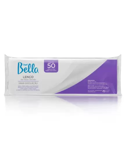DEPIL BELLA LENÇO DE FALSO TECIDO 50 Un.