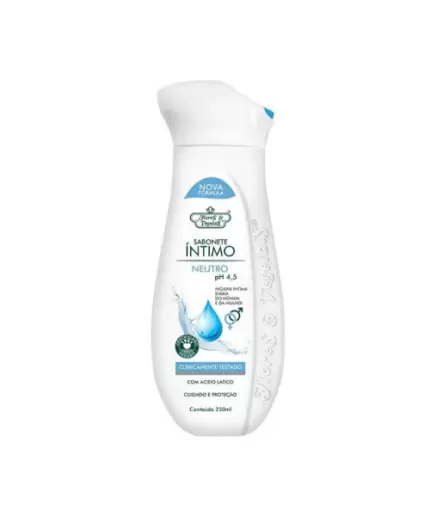 FLORES E VEGETAIS NEUTRO SABONETE ÍNTIMO 250ml